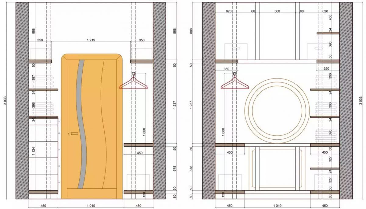 Узкая ширина. Минимальные габариты гардеробной. Минимальный проход в гардеробной. Оптимальная планировка гардеробной 2х2. Ширина прохода в гардеробной комнате.
