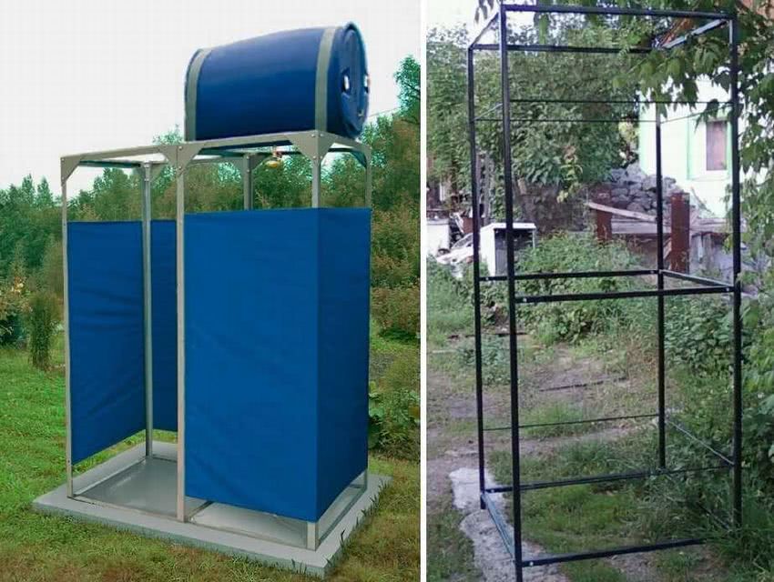 Проект туалета из металлопрофиля